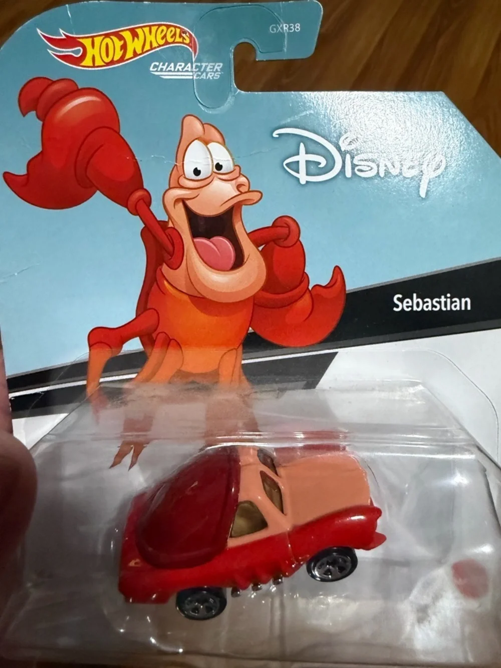 NEW Hot Wheels Disney Character Car Sebastian the Crab The Little Mermaid